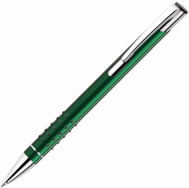 Ручка металлическая шариковая Vivapens Veno Rubber, зелёная