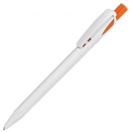 Шариковая ручка Lecce Pen Twin White, бело-оранжевый