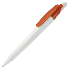 Шариковая ручка Lecce Pen OTTO, белая с оранжевым
