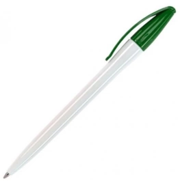 Шариковая ручка Dreampen Slim Classic, бело-зелёная