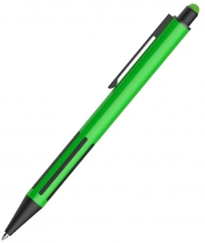 Ручка металлическая шариковая B1 Impress Touch, зелёная