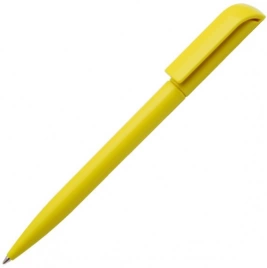 Ручка пластиковая шариковая Carolina Solid, жёлтая лимонный