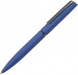 Ручка металлическая шариковая B1 Francisca, синяя с серебристым