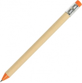 Ручка картонная шариковая Neopen N12, бежевая с оранжевым
