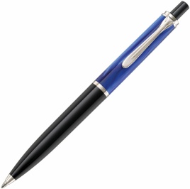 Ручка шариковая Pelikan Elegance Classic K205 (PL801997) Blue-Marbled M черные чернила подар.кор.