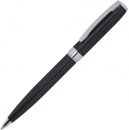 Ручка металлическая шариковая B1 Royalty, чёрная с серебристым