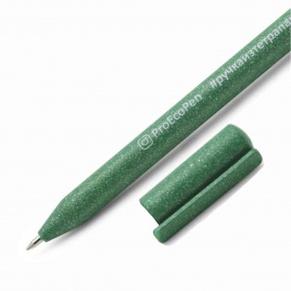 Ручка из вторсырья ProEcoPen One, зелёная