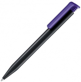 Шариковая ручка Senator Super-Hit Recycled, чёрная с фиолетовым
