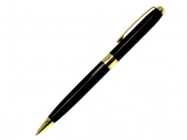 Ручка металлическая шариковая Z-PEN, ARCTIC, черная с золотистым