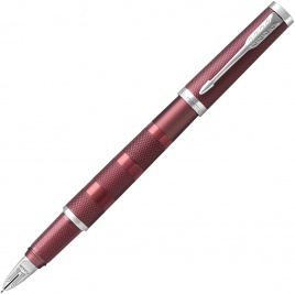 Ручка 5й пишущий узел Parker Ingenuity Deluxe L F504 (1972233) Deep Red PVD F черные чернила подар.кор.