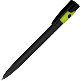 Шариковая ручка Lecce Pen KIKI ECOLINE, чёрно-салатовая