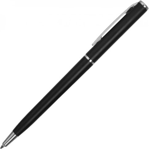 Ручка пластиковая шариковая Vivapens ORMI, чёрная фото 2