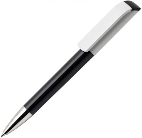 Шариковая ручка MAXEMA TAG, черная с белым фото 1