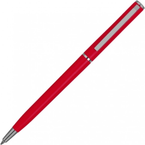 Ручка пластиковая шариковая Vivapens ORMI, красная фото 3