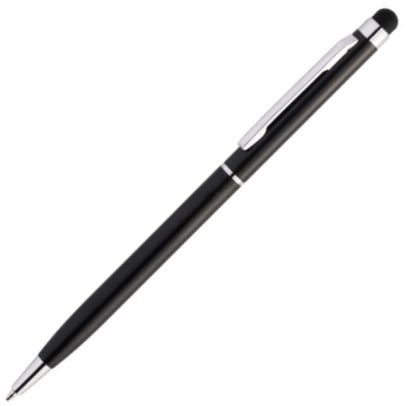 Ручка металлическая шариковая Vivapens KENO METALLIC, чёрная фото 4