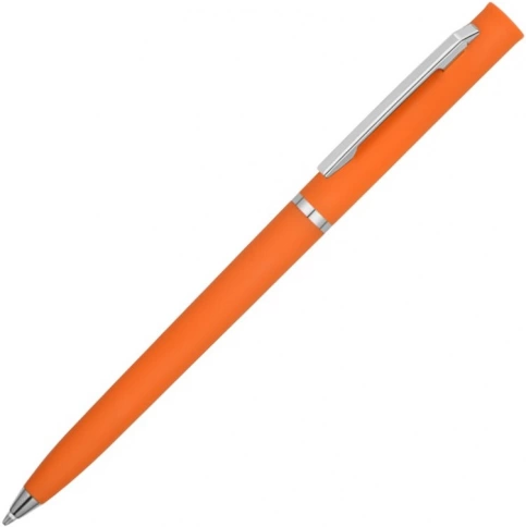 Ручка пластиковая шариковая Vivapens EUROPA SOFT, оранжевая фото 1