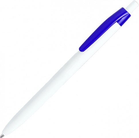 Шариковая ручка Vivapens Darom, белая с синим фото 1