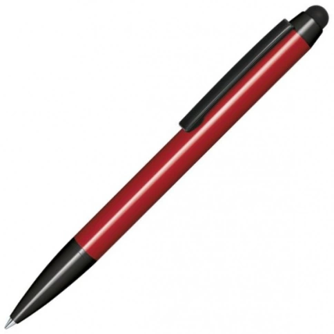 Шариковая ручка Senator Attract Stylus, красная с чёрным фото 1