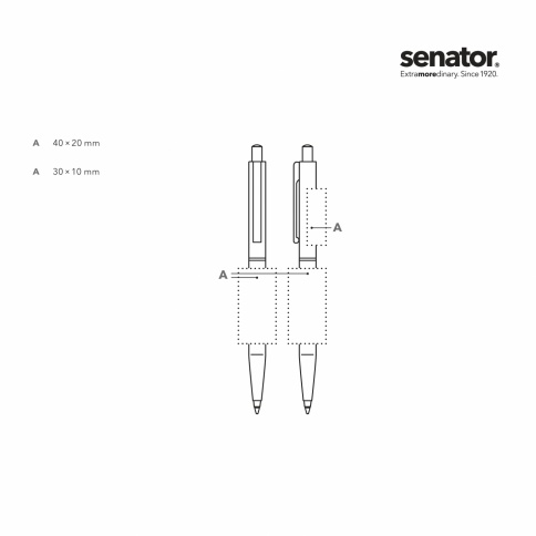 Шариковая ручка Senator Point Polished Antibac, белая фото 3