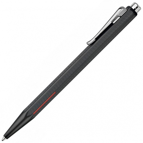Ручка шариковая Carandache Ecridor Racing (8902.009) черный в компл.:футляр кожаный для 1 ручки подар.кор. фото 2