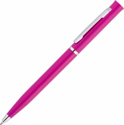 Ручка пластиковая шариковая Vivapens EUROPA, розовая фото 1