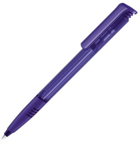 Шариковая ручка Senator Super Hit Clear Soft Grip Zone, фиолетовая фото 1