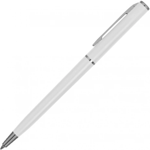 Ручка пластиковая шариковая Vivapens ORMI, белая фото 3