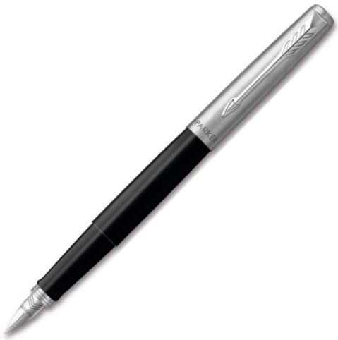 Ручка перьевая Parker Jotter Original F60 (R2096894) Black CT черный/серебристый F подар.кор. фото 1