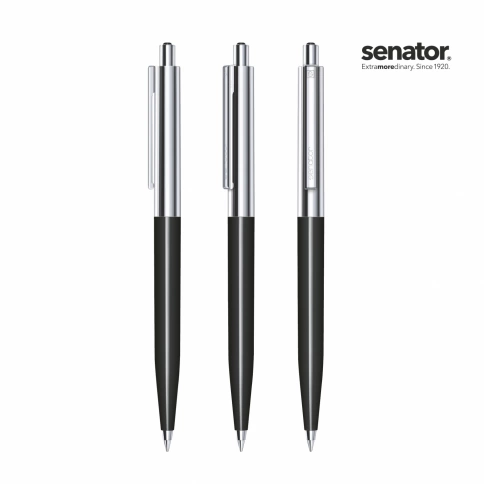 Шариковая ручка Senator Point Metal, чёрная фото 2