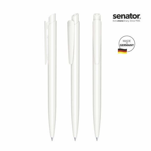 Шариковая ручка Senator Dart Polished, белая фото 2