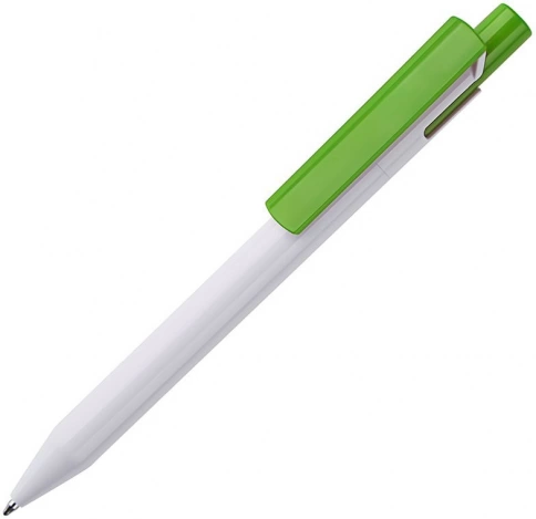 Шариковая ручка Lecce Pen ZEN, белая с салатовым фото 1