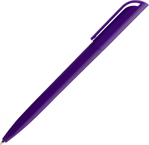 Ручка пластиковая шариковая SOLKE Global, фиолетовая фото 3