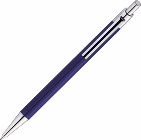 Ручка металлическая шариковая Vivapens Tikko, тёмно-синяя фото 3