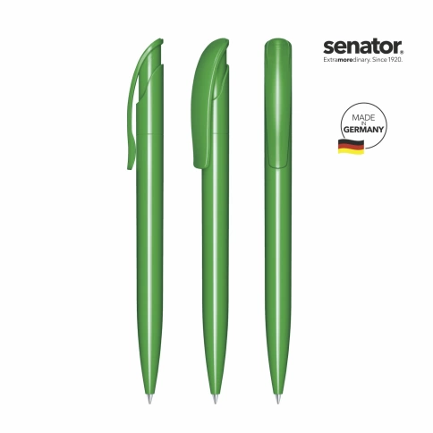 Шариковая ручка Senator Challenger Polished, зелёная фото 2
