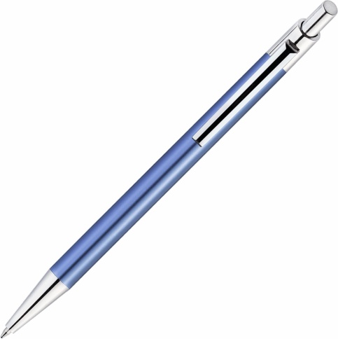 Ручка металлическая шариковая Vivapens Tikko, голубая фото 3