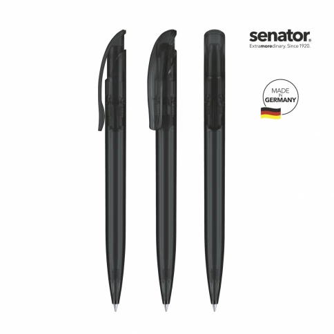 Шариковая ручка Senator Challenger Frosted, чёрная фото 5
