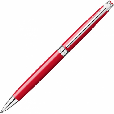 Ручка шариковая Carandache Leman Slim (4781.770) Scarlet red RH подар.кор. фото 1