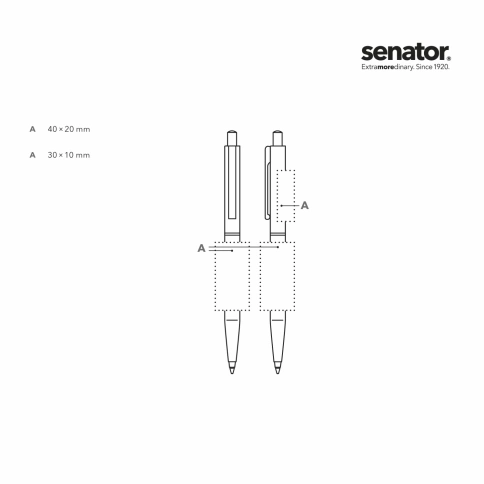 Шариковая ручка Senator Point Polished, синяя фото 3