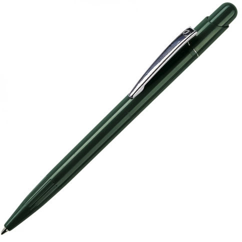 Шариковая ручка Lecce Pen Mir Metal Clip, зелёная с серебристым фото 1