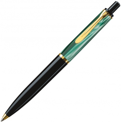 Ручка шариковая Pelikan Elegance Classic K200 (PL996694) Green Marbled M черные чернила подар.кор. фото 1
