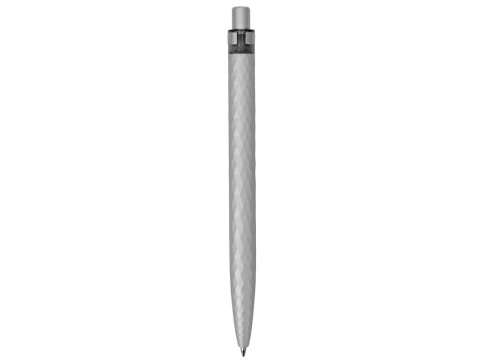 Ручка пластиковая с минералами шариковая Prodir QS01 PQSS Stone, серебристая фото 4