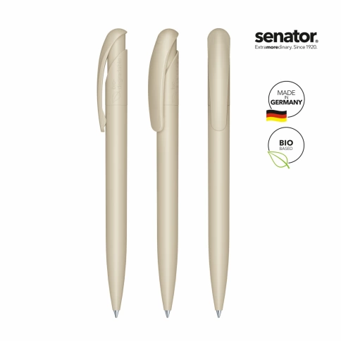 Шариковая ручка Senator Nature Plus, светло-серая фото 2