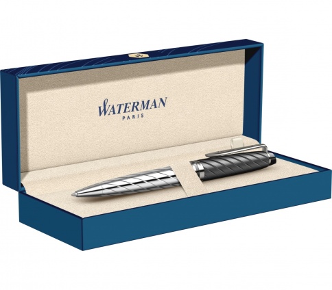 Ручка шариковая Waterman Expert 3 Precious (S0963360) Black CT M синие чернила подар.кор. фото 5