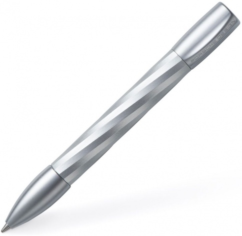 Ручка шариковая Pelikan Porsche Design Shake Pen P`3140 (PD910497) Twist Silver подар.кор. фото 2