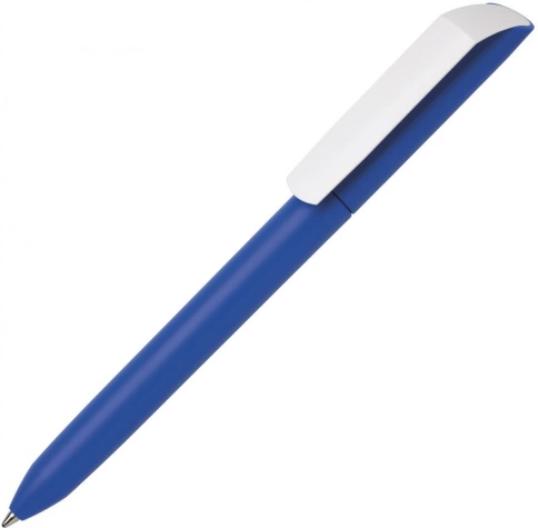 Шариковая ручка MAXEMA FLOW PURE, лазурная с белым фото 1