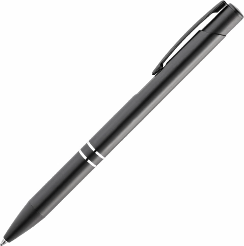 Ручка металлическая шариковая Vivapens KOSKO PREMIUM, чёрная с чёрным фото 2