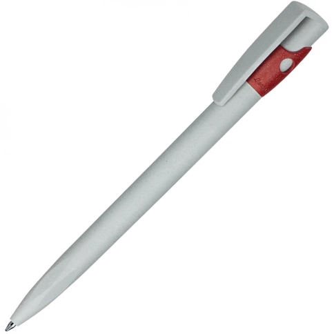 Шариковая ручка Lecce Pen KIKI ECOALLENE, серо-красная фото 1
