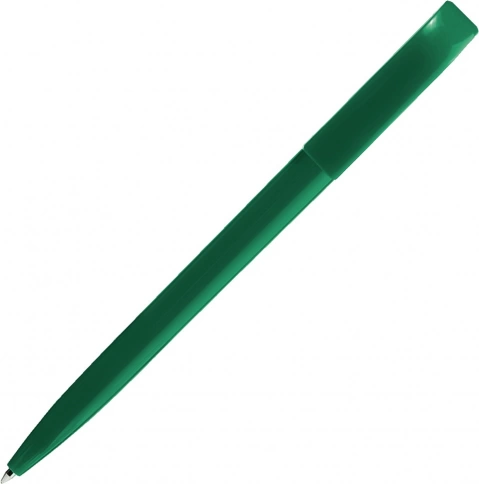 Ручка пластиковая шариковая SOLKE Global, зелёная фото 3