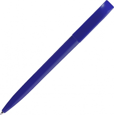 Ручка пластиковая шариковая SOLKE Global, синяя фото 3
