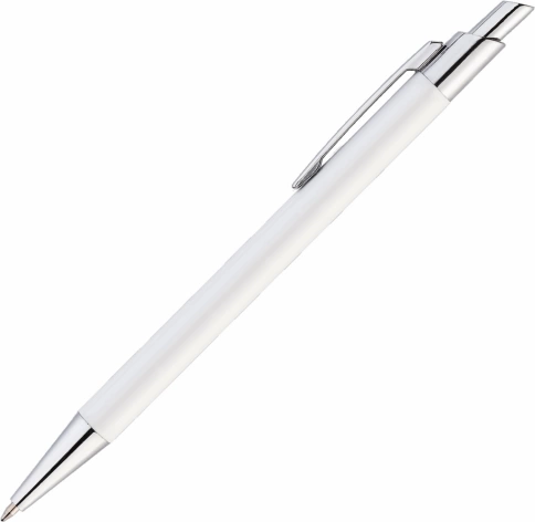 Ручка металлическая шариковая Vivapens Tikko New, белая фото 2